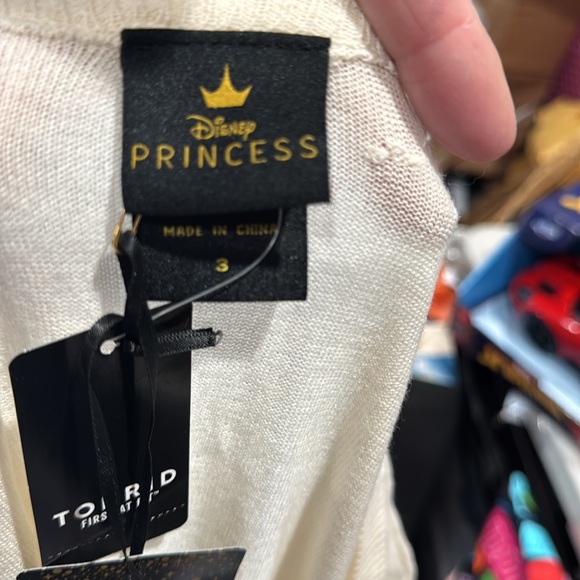 NWT Torrid/cream Disney’s Tangled light weight long sleeve layered sweater3X 5X - Picture 9 of 11